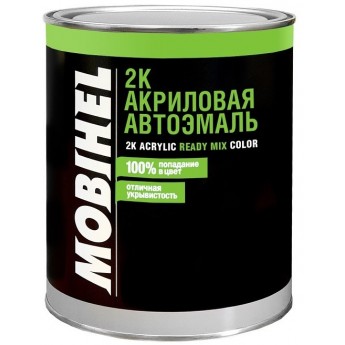 Краска MOBIHEL 2К акриловая эмаль№355 Гренадир 0,75л